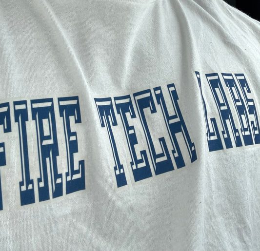 Fire Tech Labs white tee shirt