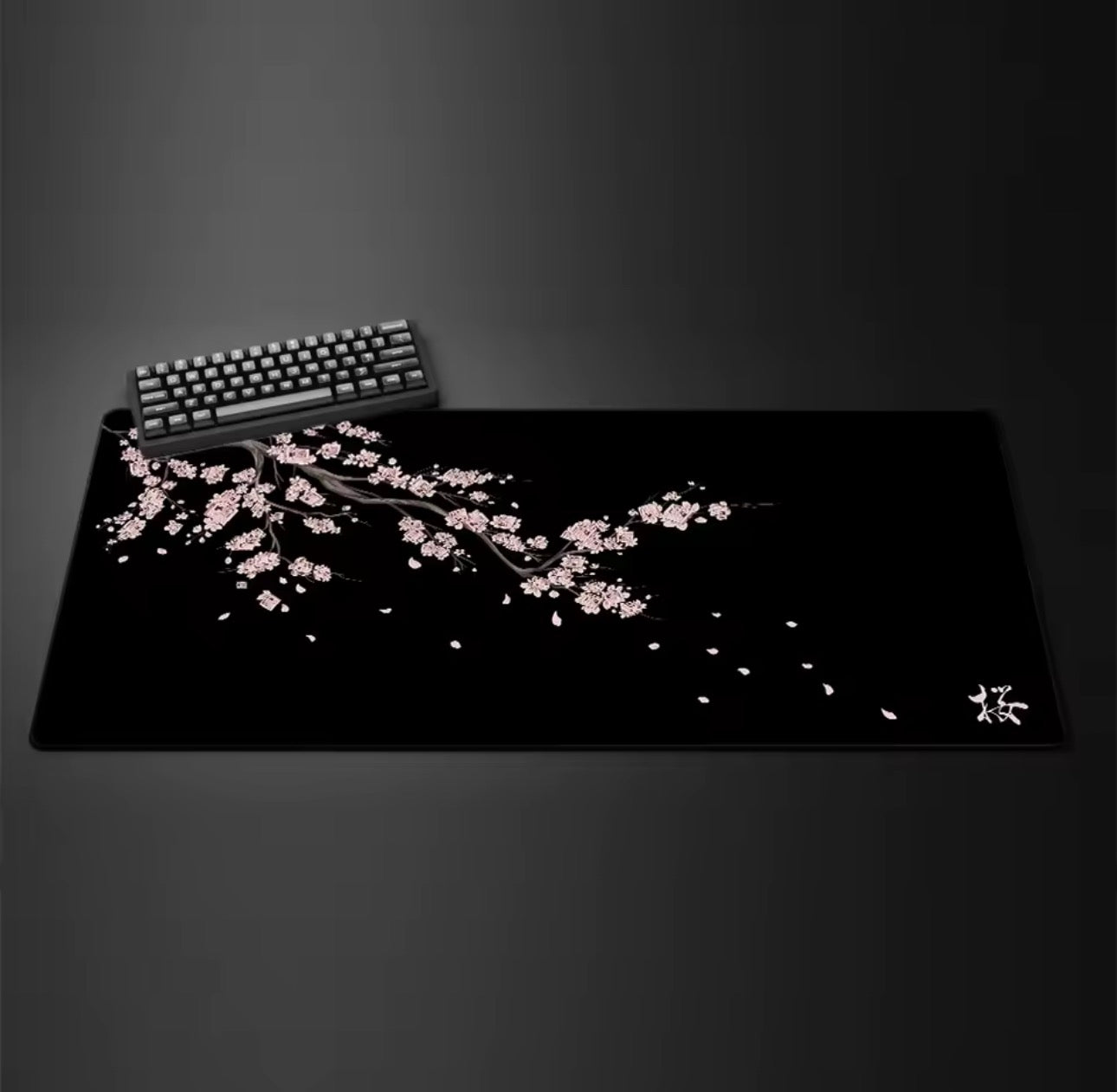 Black and pink cherry blossom